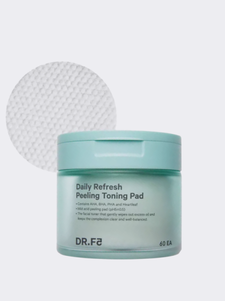 Отшелушивающие слабокислотные тонер-пэды для лица DR.F5 Daily Refresh Peeling Toning Pad Отшелушивающие слабокислотные тонер-пэды для лица DR.F5 Daily Refresh Peeling Toning Pad
