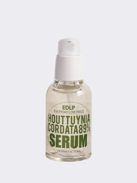 Успокаивающая сыворотка для лица с экстрактом хауттюйнии Derma Factory Houttuynia Cordata 89% Serum Успокаивающая сыворотка для лица с экстрактом хауттюйнии Derma Factory Houttuynia Cordata 89% Serum