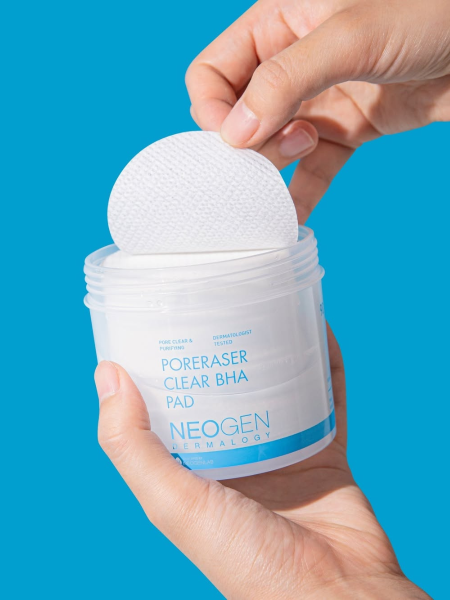Глубокоочищающие пэды с ВНА-кислотами NEOGEN Poreraser Clear BHA Pad Глубокоочищающие пэды с ВНА-кислотами NEOGEN Poreraser Clear BHA Pad