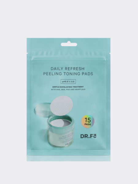 Рефилл: освежающие тонер-пэды для лица с отшелушивающим действием TRAVEL DR.F5 Daily Refresh Peeling Toning Pad Рефилл: освежающие тонер-пэды для лица с отшелушивающим действием TRAVEL DR.F5 Daily Refresh Peeling Toning Pad