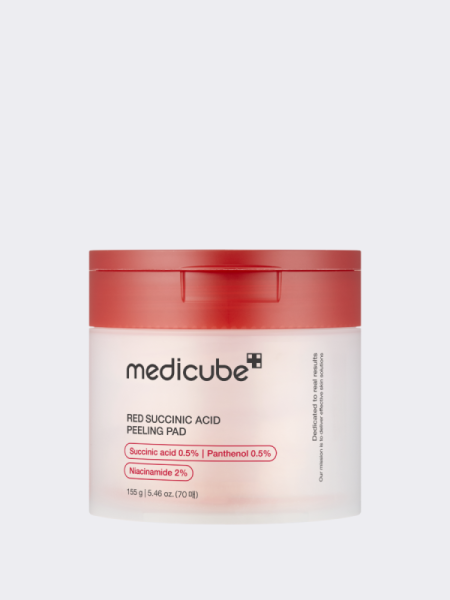 Противовоспалительные пилинг-пэды с янтарной кислотой Medicube Red Succinic Acid Peeling Pad Противовоспалительные пилинг-пэды с янтарной кислотой Medicube Red Succinic Acid Peeling Pad