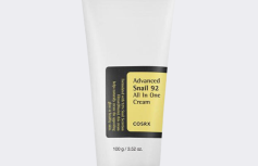 Восстанавливающий крем для лица с муцином улитки в тубе COSRX Advanced Snail 92 All in one Cream Tube