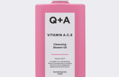 Очищающее масло для душа с комплексом витаминов Q+A Vitamin A.C.E. Cleansing Shower Oil