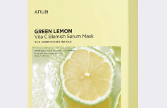Набор осветляющих тканевых масок для лица ANUA Green Lemon Vita C Blemish Serum Mask Set