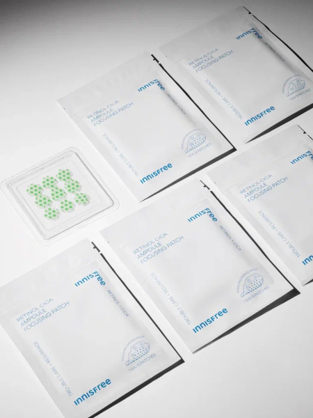 Патчи против воспалений с ретинолом и экстрактом центеллы innisfree Retinol Cica Focusing Patch Патчи против воспалений с ретинолом и экстрактом центеллы innisfree Retinol Cica Focusing Patch