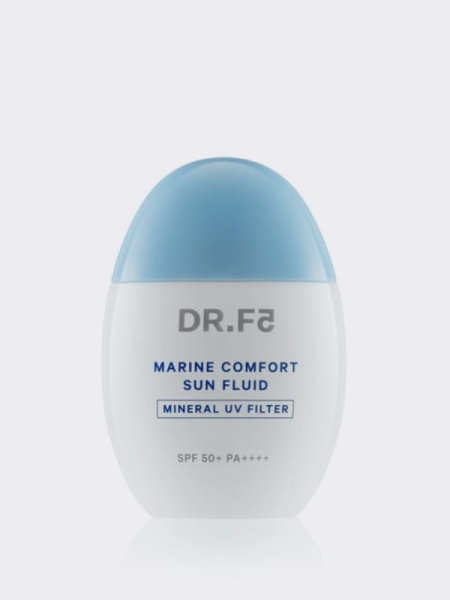 Минеральный солнцезащитный флюид с экстрактом водорослей DR.F5 Marine Comfort Sun Fluid SPF50+ PA++++ Минеральный солнцезащитный флюид с экстрактом водорослей DR.F5 Marine Comfort Sun Fluid SPF50+ PA++++