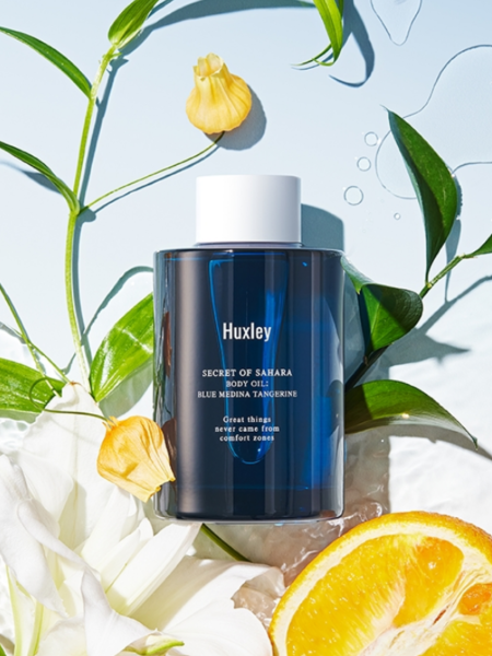 Парфюмированное масло для тела с ароматом танжерина Huxley Body Oil Blue Medina Tangerine Парфюмированное масло для тела с ароматом танжерина Huxley Body Oil Blue Medina Tangerine