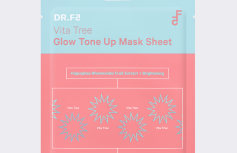 Витализирующая тканевая маска для выравнивания тона и сияния DR.F5 Vita Tree Glow Tone Up Mask Sheet