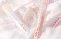 Жидкий глиттер для век в персиковом оттенке Dasique Starlit Jewel Liquid Glitter #05 Light Peach